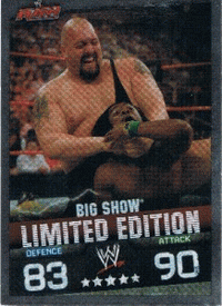 Slam Attax Evolution Big Show Mega-Karte 